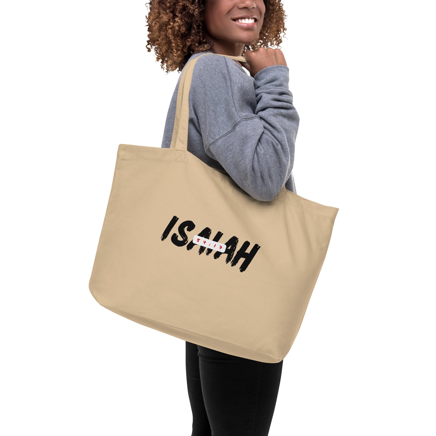 Large organic tote bag