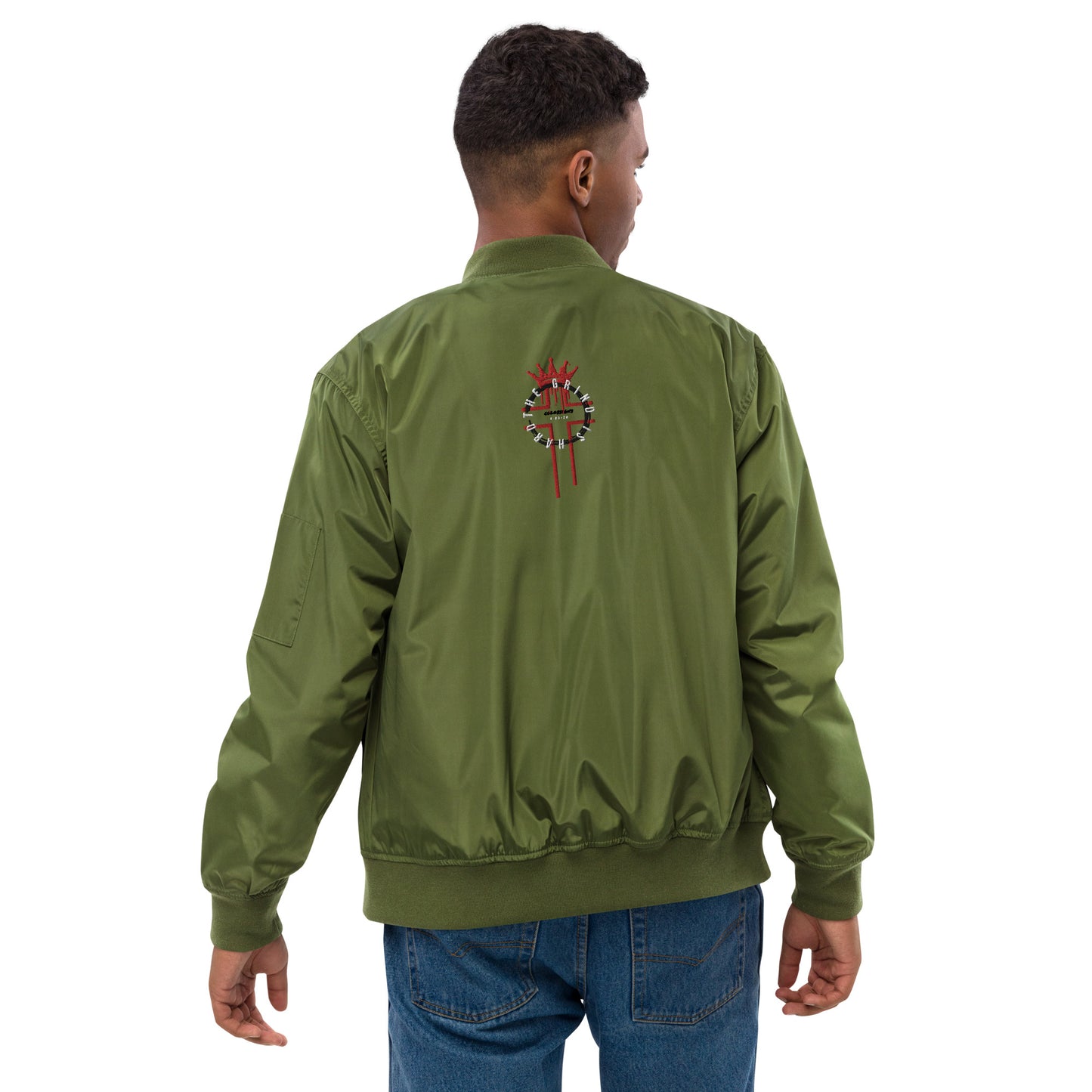 Premium recycled bomber jacket