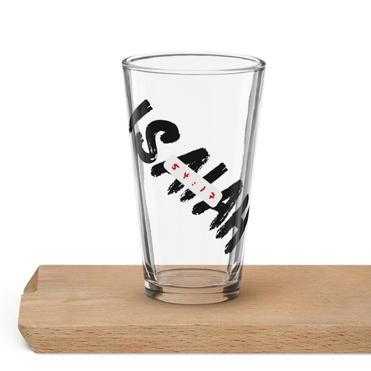 Shaker pint glass