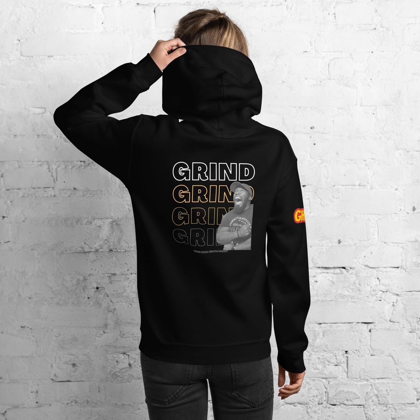 GRIND HARD HUSTLE SMART HOODIE